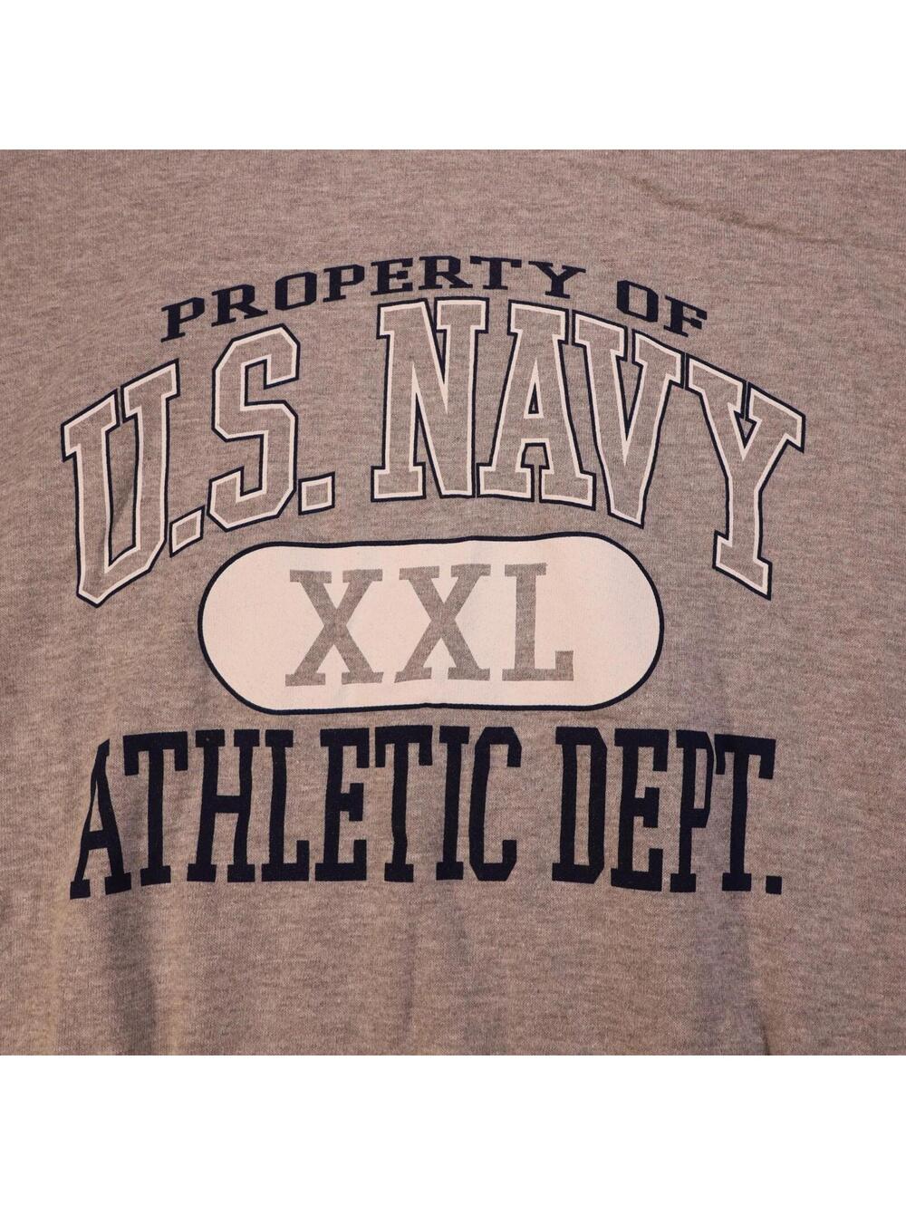 Navy 90s Soffe Sweater Men XL Pullover Grey Sweatshirt USA